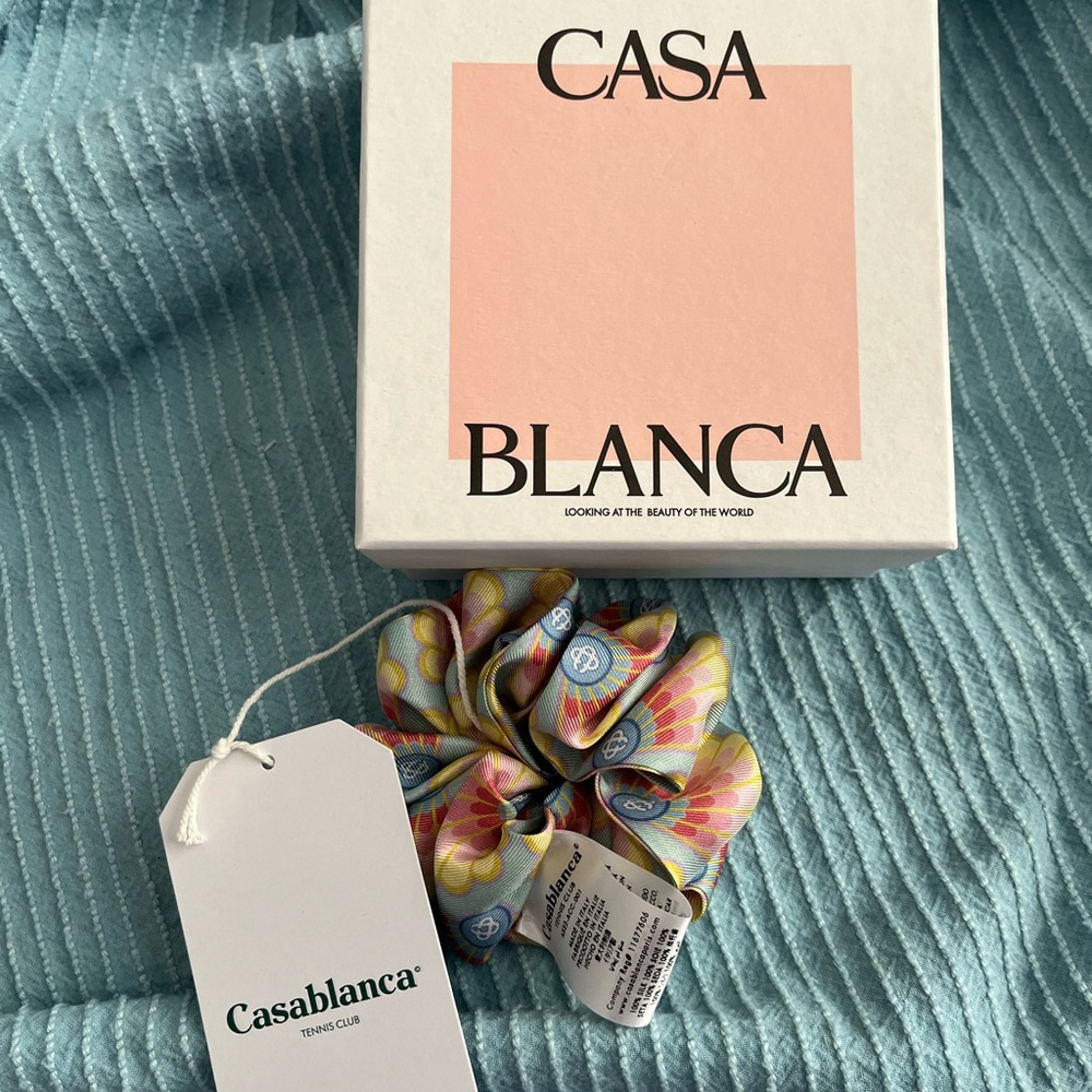 Casablanca Silk Scrunchie